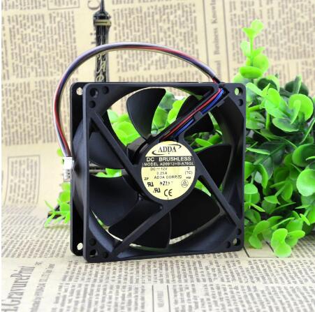 Original ADDA AD0912HB-A76GL Cooling Fan 12V 0.25A 3W 3wires AD0912HB-A76GL Fans